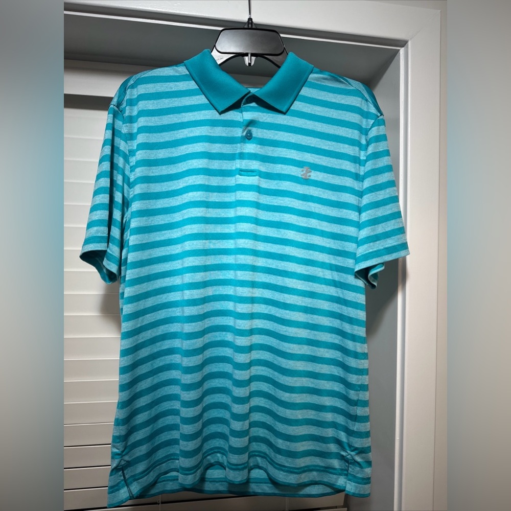 Men’s Izod Golf Shirt Size Medium Color Teal/blue